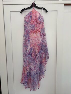 Amanda Uprichard Pastel Pink Lined Dress